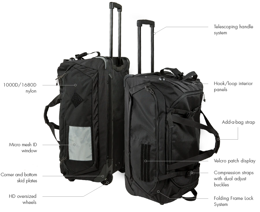 Duffel Bags FIRST TACTICAL SPECIALIST ROLLING DUFFEL BAG 7 Duffel Bags FIRST TACTICAL SPECIALIST ROLLING DUFFEL BAG