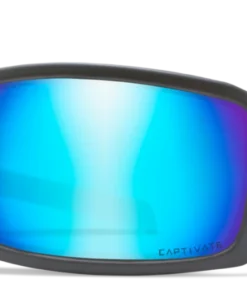 WILEY X TWISTED - CAPTIVATE Polarized Blue Mirror With Matte Graphite Frame Gear