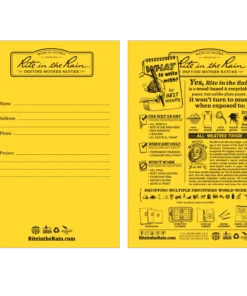 Rite In The Rain Weatherproof Stapled Pattern Notebook, 4.625 In. X 7 In. - 3 Pack Books, Binders & Notepads 17 Rite In The Rain Weatherproof Stapled Pattern Notebook, 4.625 In. X 7 In. - 3 Pack Books, Binders & Notepads