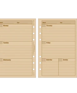 Rite In The Rain Weatherproof Weekly Calendar Set, 5 In. X 7 In.