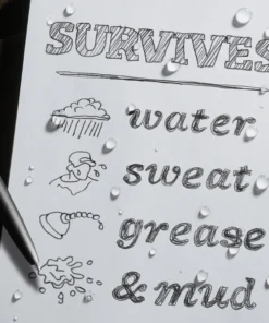 Waterproof Notebooks Rite In The Rain Weatherproof Loose Leaf Paper 4.625 In. X 7 In. 100 Pattern Sheets - 32#