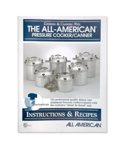 Appliances All American Canner #74 Instruction & Recipe Book