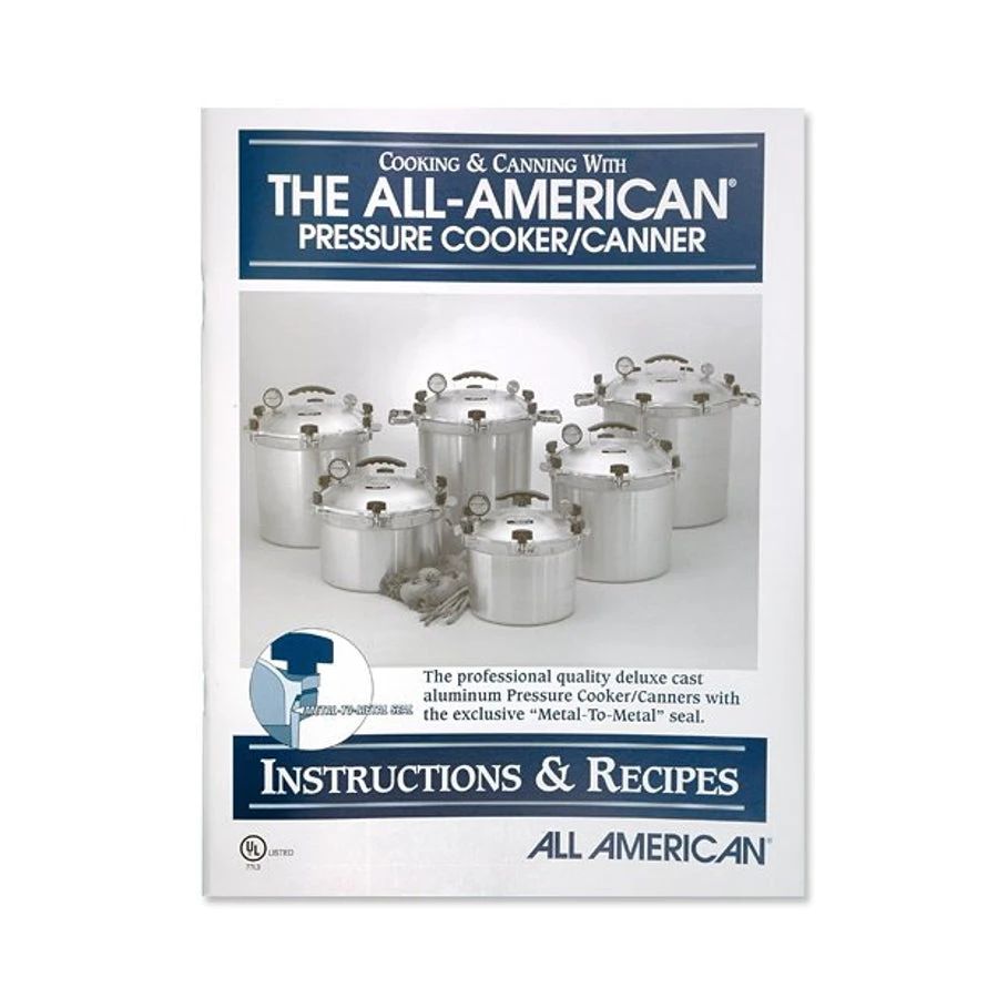 Appliances All American Canner #74 Instruction & Recipe Book 1 Appliances All American Canner #74 Instruction & Recipe Book