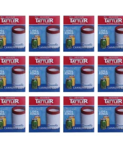 Tattler Wide Reusable Canning Lids With Rings - 144 Lids Food & Food Storage