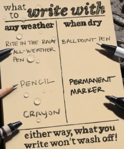 Waterproof Notebooks Rite In The Rain Weatherproof Leader Book, 4.625 In. X 7.25 In.