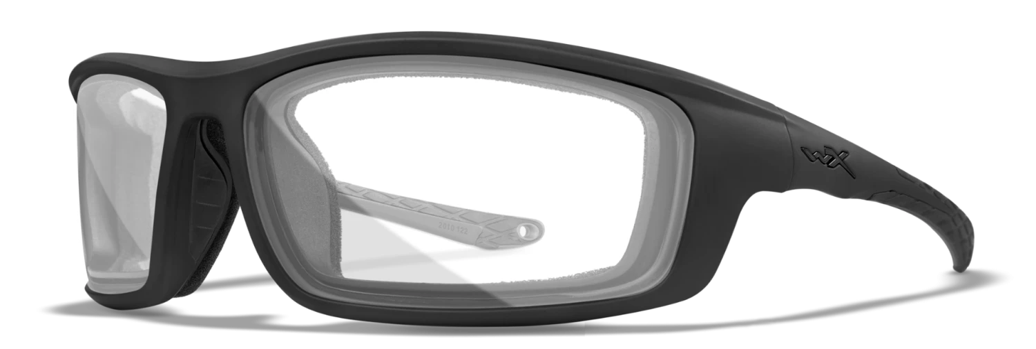 Wiley X Grid Sunglasses - Matte Black Frame With Clear Lenses 1 Wiley X Grid Sunglasses - Matte Black Frame With Clear Lenses