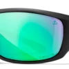 Gear Wiley X Omega Sunglasses - Matte Black Frame With Captivate Polarized Green Mirror (Copper Base)