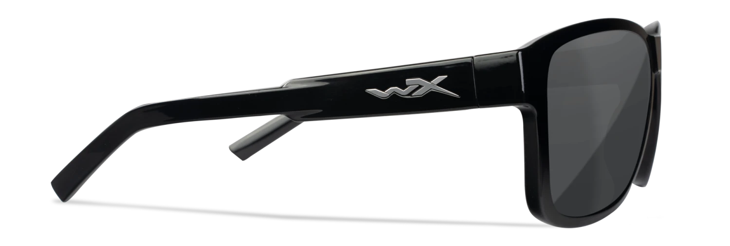 Wiley X Trek Sunglasses - Matte Black Frame With Captivate Polarized Grey Lenses Gear 2 Wiley X Trek Sunglasses - Matte Black Frame With Captivate Polarized Grey Lenses Gear