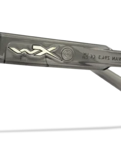 Wiley X Trek Sunglasses - Gloss Crystal Dark Grey Frame With Captivate Polarized Blue Mirror Lenses Gear