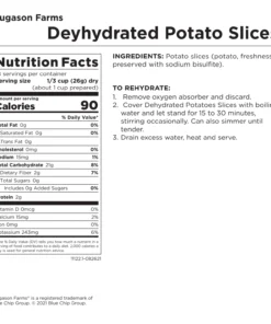 Augason Farms Dehydrated Potato Slices 15 Augason Farms Dehydrated Potato Slices