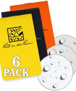 Rite In The Rain Weatherproof On The Go Wallet Notebook 6 Pack 2 Of Each