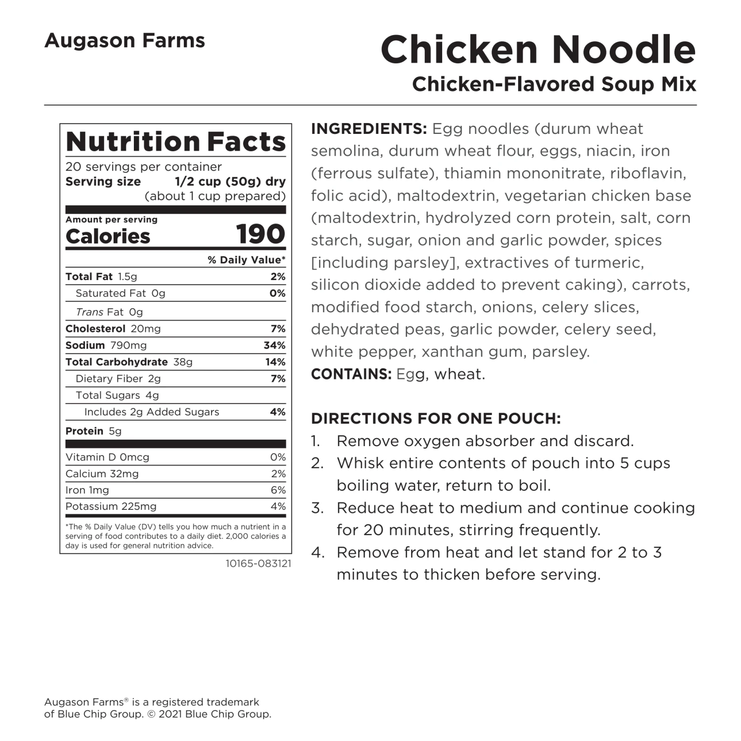 Food & Food Storage Augason Farms Chicken Noodle Soup Super Can 10 Food & Food Storage Augason Farms Chicken Noodle Soup Super Can